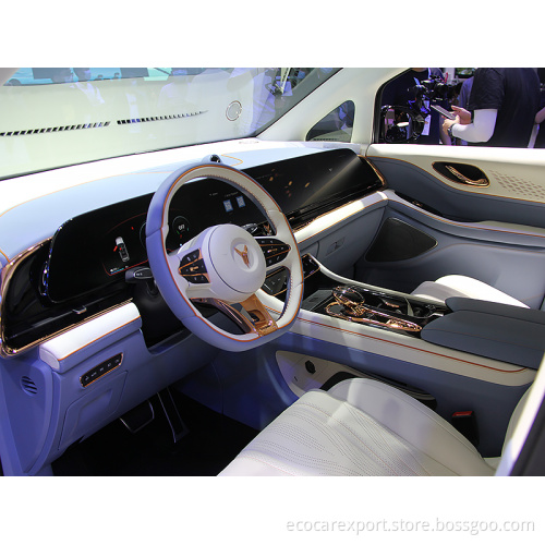 New energy vehicles voyah dream 2022 ev car 4WD 475km range, 5 doors, 7 seats MPV electric vehicle